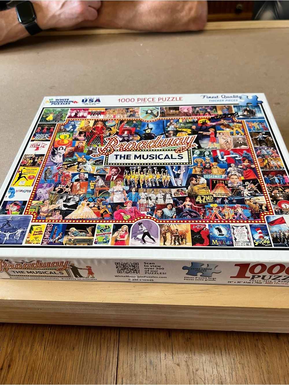 Broadway The Musicals 1000-Piece Jigsaw Puzzle - Colorful Collage